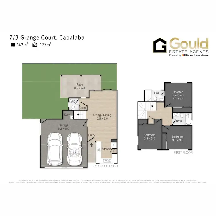 Floorplan of Homely townhouse listing, 7/3 Grange Court, Capalaba QLD 4157