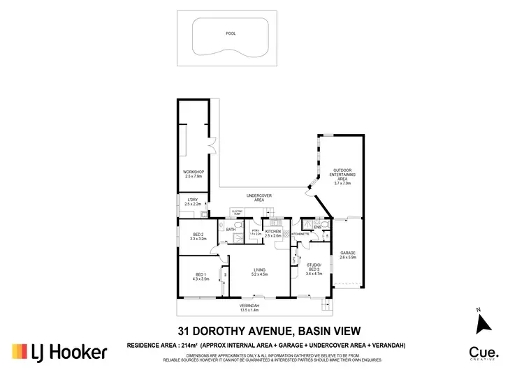 Floorplan of Homely house listing, 31 Dorothy Avenue, Basin View NSW 2540