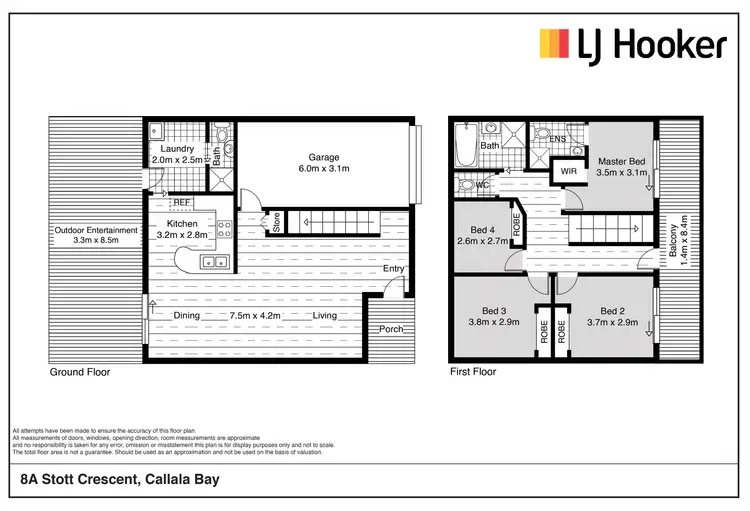 Floorplan of Homely house listing, 8A Stott Crescent, Callala Bay NSW 2540