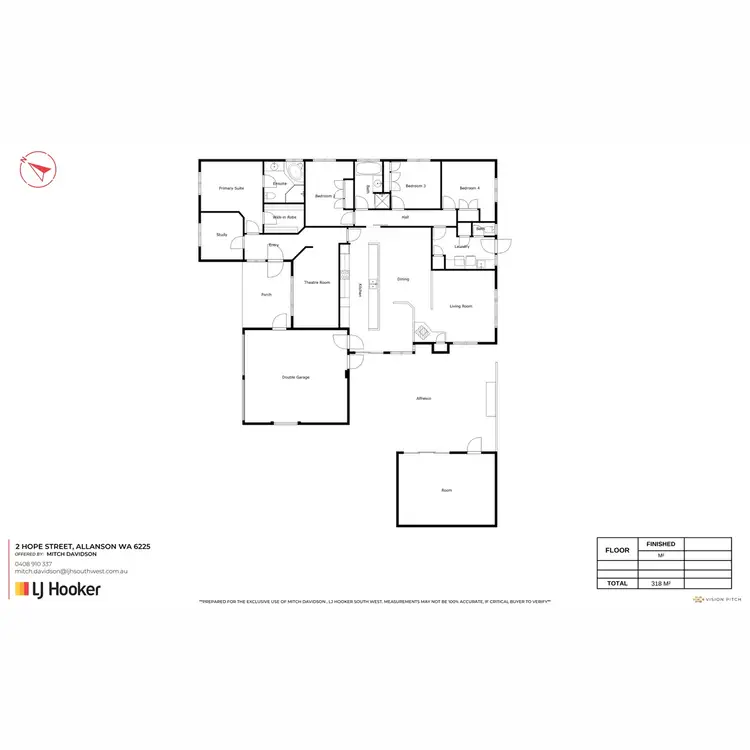 Floorplan of Homely house listing, 2 Hope Street, Allanson WA 6225
