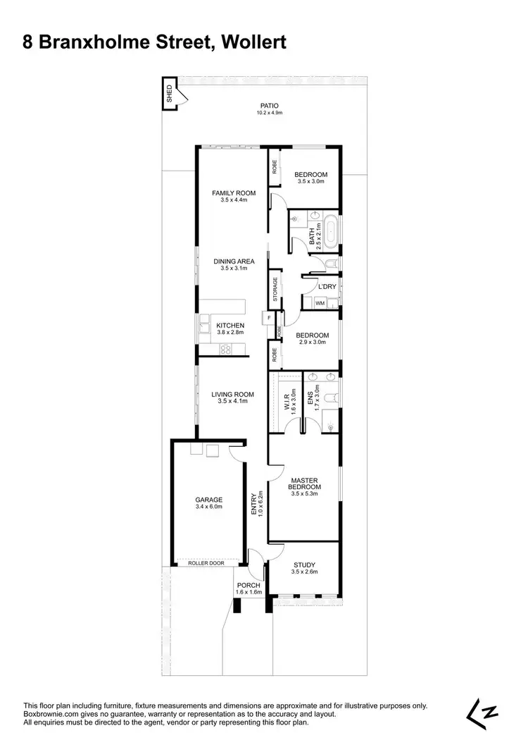 Floorplan of Homely house listing, 8 Branxholme Street, Wollert VIC 3750