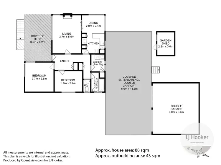 Floorplan of Homely house listing, 2095 Channel Highway, Snug TAS 7054