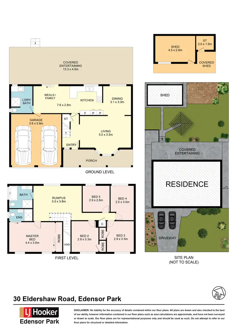 Floorplan of Homely house listing, 30 Eldershaw Road, Edensor Park NSW 2176