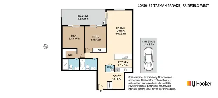 Floorplan of Homely unit listing, 10/80-82 Tasman Parade, Fairfield West NSW 2165