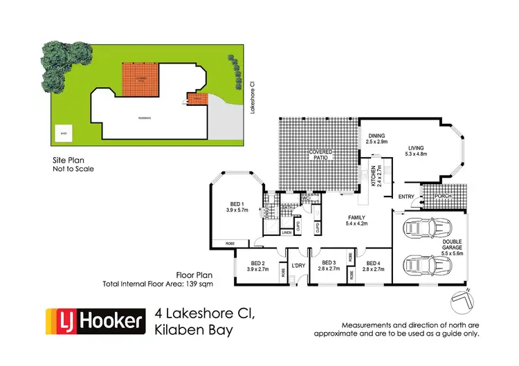 Floorplan of Homely house listing, 4 Lakeshore Close, Kilaben Bay NSW 2283