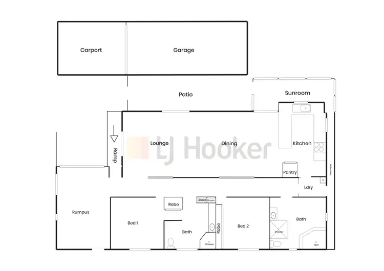 Floorplan of Homely house listing, 64 Minamurra Drive, Harrington NSW 2427