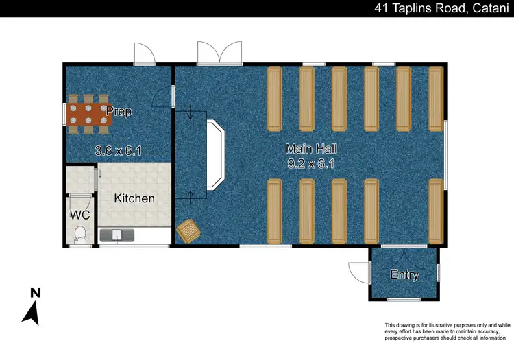 Floorplan of Homely house listing, 41 Taplins Road, Catani VIC 3981