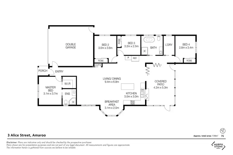 Floorplan of Homely house listing, 3 Alice Street, Amaroo ACT 2914