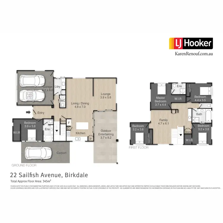 Floorplan of Homely house listing, 22 Sailfish Avenue, Birkdale QLD 4159