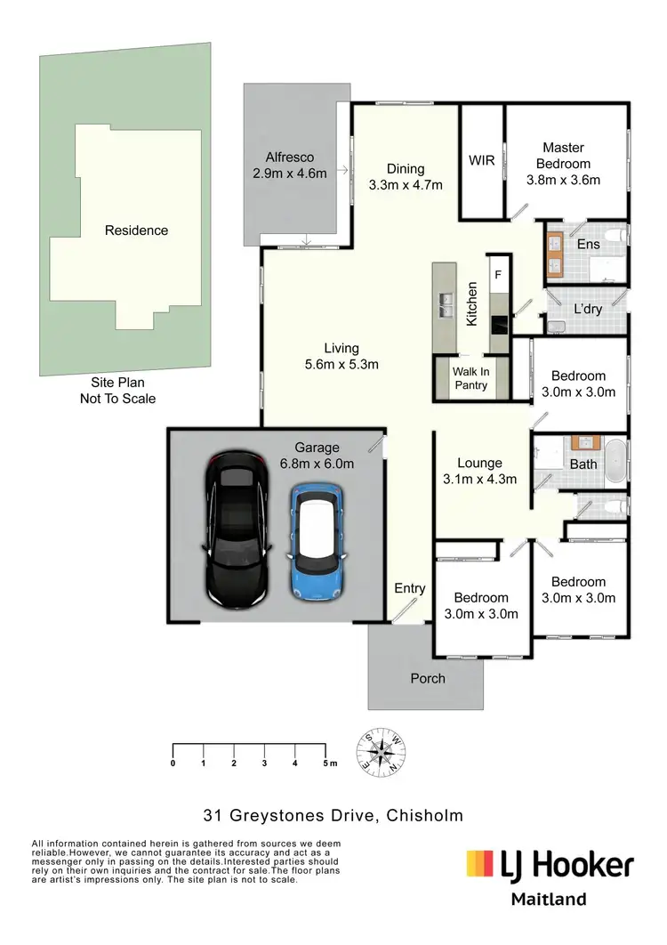 Floorplan of Homely house listing, 31 Greystones Drive, Chisholm NSW 2322