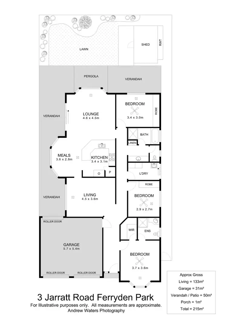 Floorplan of Homely house listing, 3 Jarrat Road, Ferryden Park SA 5010