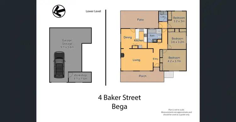 Floorplan of Homely house listing, 4 Baker Street, Bega NSW 2550