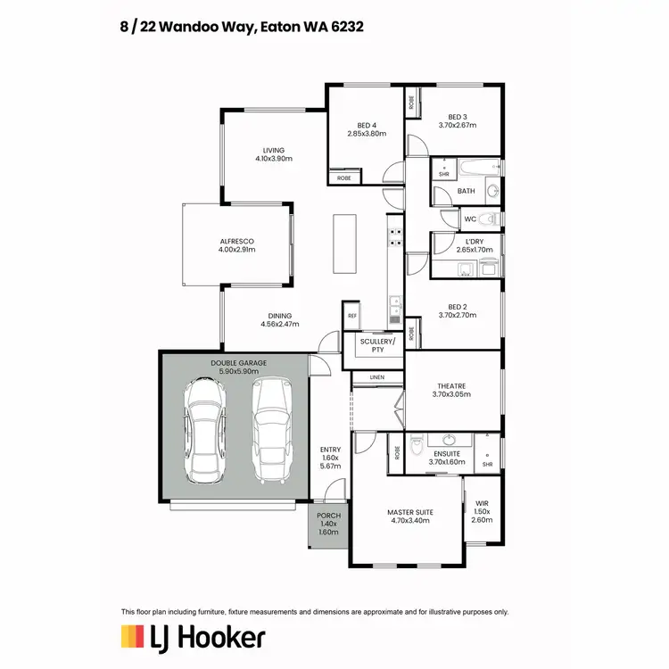 Floorplan of Homely house listing, 8/22 Wandoo Way, Eaton WA 6232