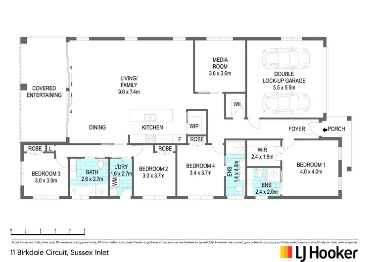 Floorplan of Homely house listing, 11 Birkdale Circuit, Sussex Inlet NSW 2540
