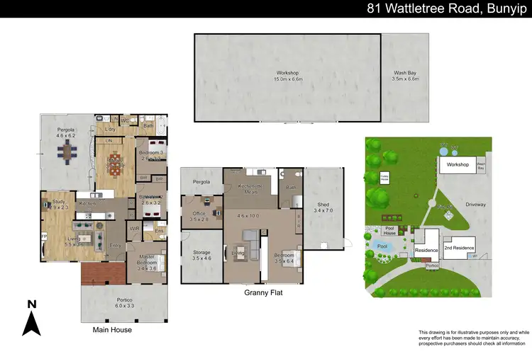 Floorplan of Homely house listing, 81 Wattletree Road, Bunyip VIC 3815