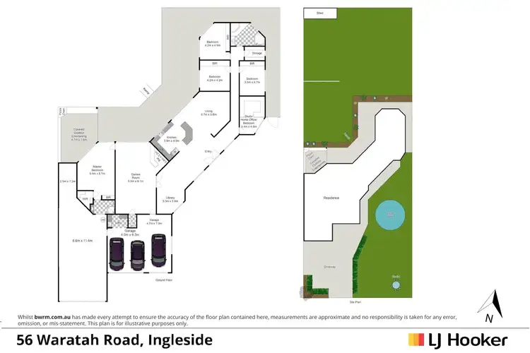 Floorplan of Homely house listing, 56 Waratah Road, Ingleside NSW 2101