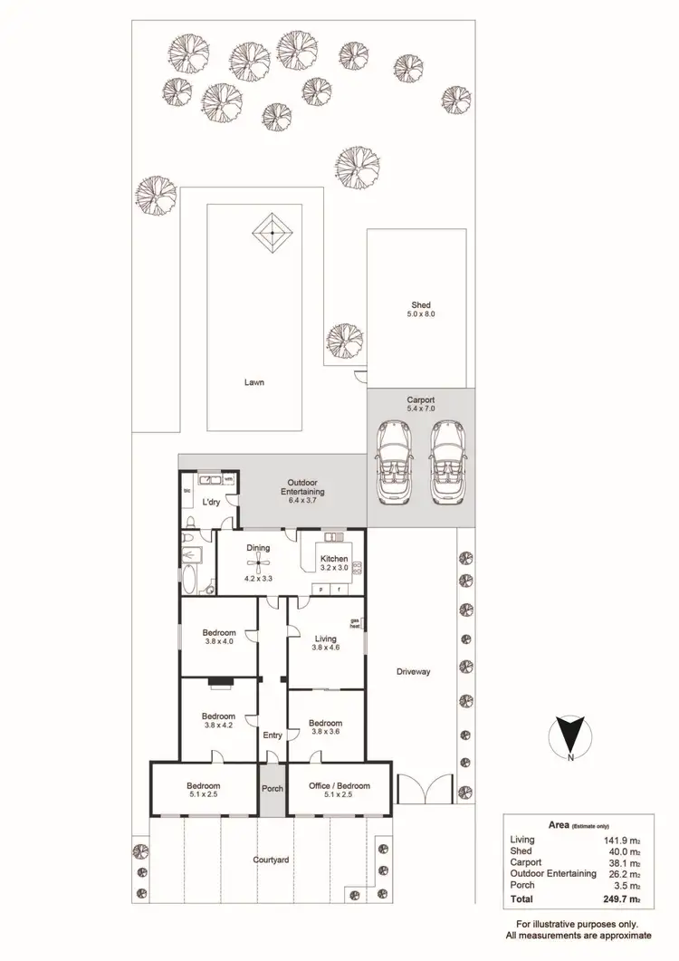 Floorplan of Homely house listing, 33 Tarragon Street, Mile End SA 5031