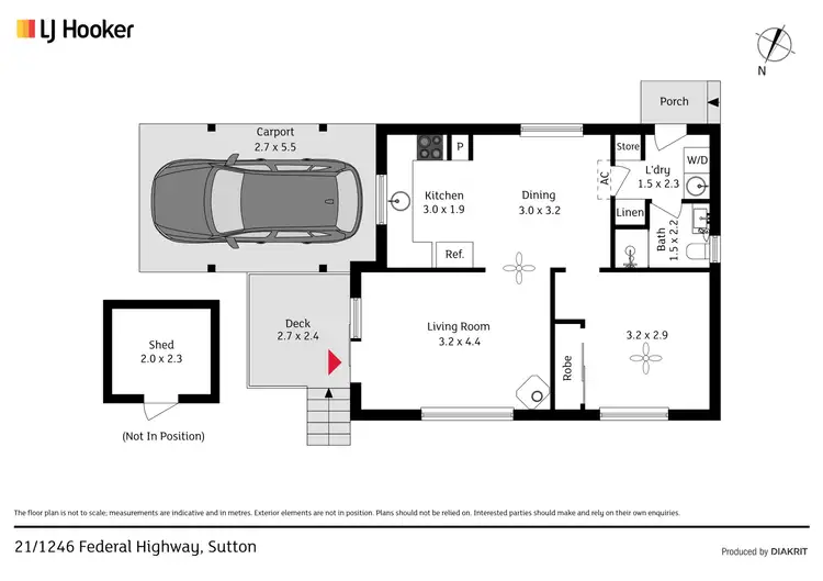 Floorplan of Homely house listing, 21/1246 Federal Highway, Sutton NSW 2620