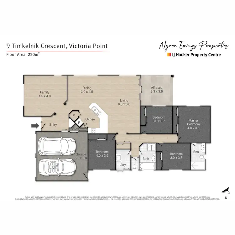 Floorplan of Homely house listing, 9 Timkelnik Crescent, Victoria Point QLD 4165