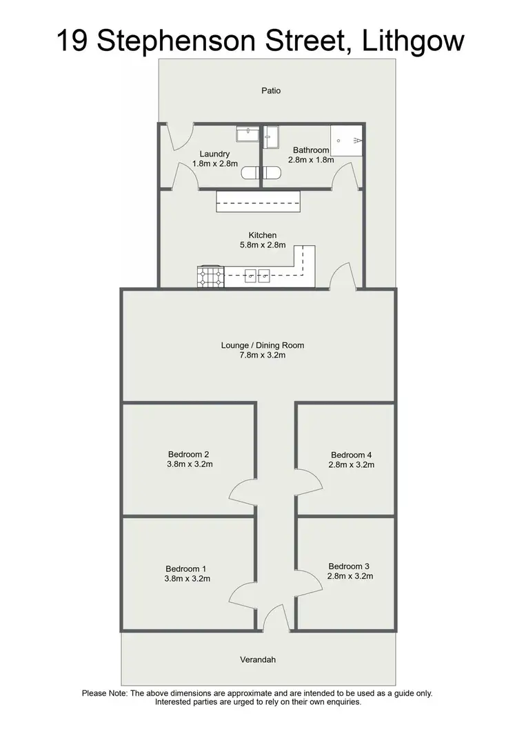 Floorplan of Homely house listing, 19 Stephenson Street, Lithgow NSW 2790