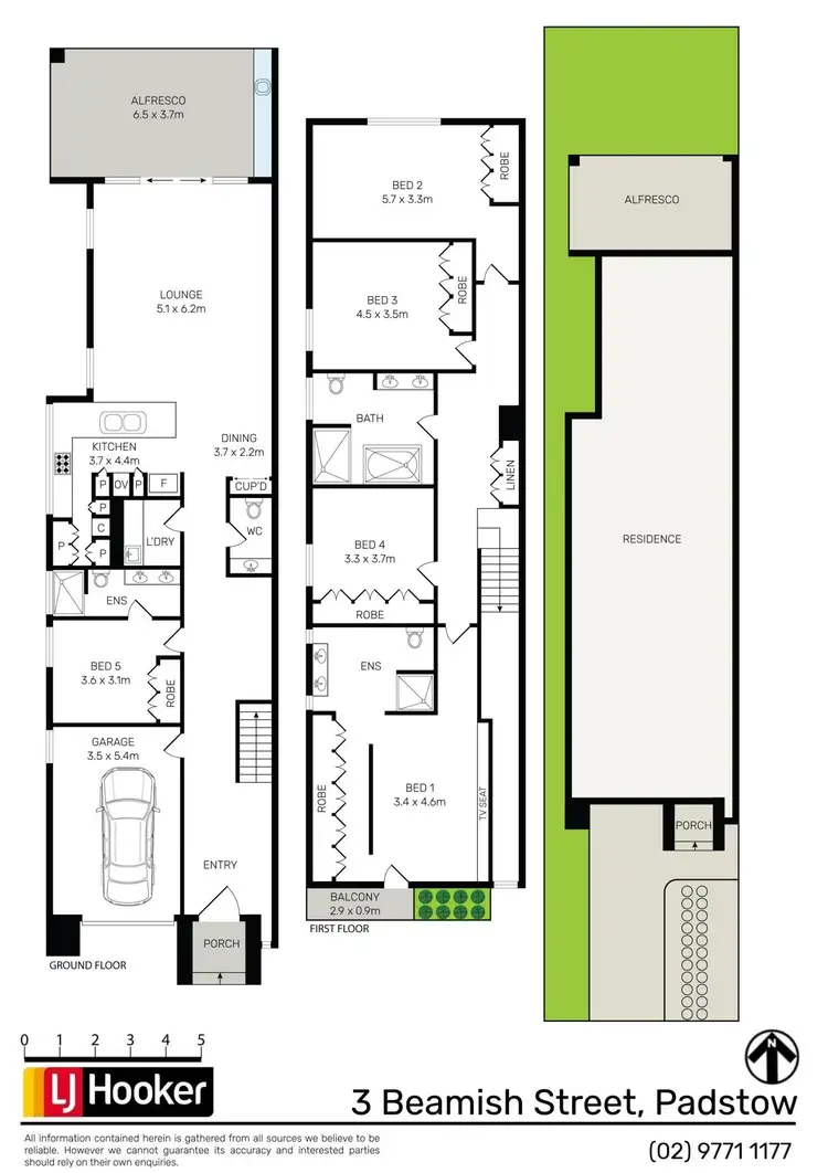 Floorplan of Homely house listing, 3 Beamish Street, Padstow NSW 2211