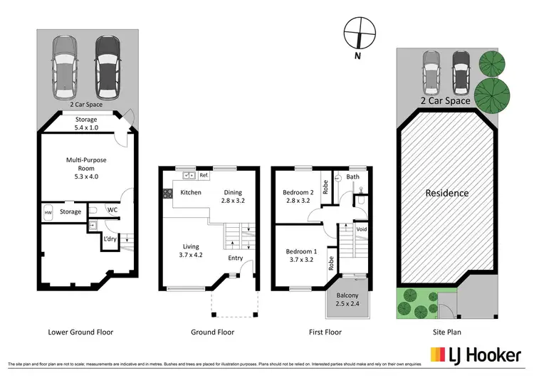 Floorplan of Homely townhouse listing, 3/27 Cavanough Street, Phillip ACT 2606
