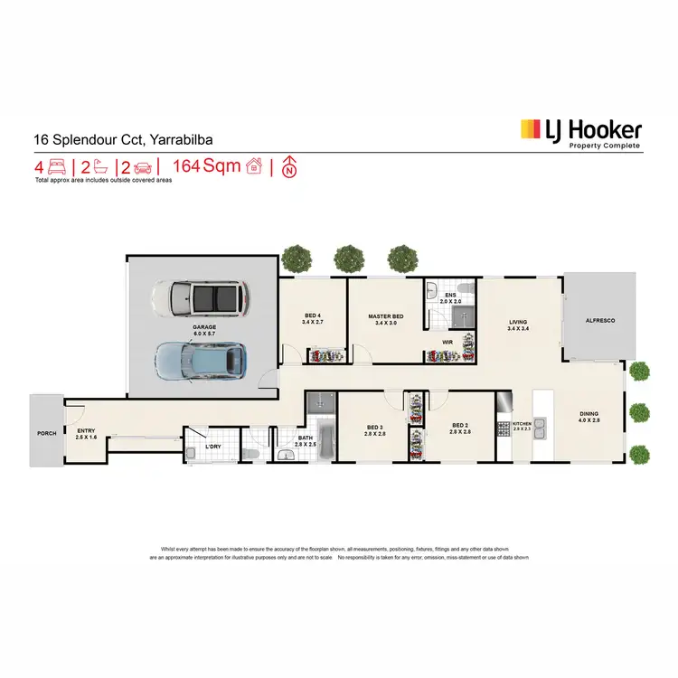 Floorplan of Homely house listing, 16 Splendour Circuit, Yarrabilba QLD 4207