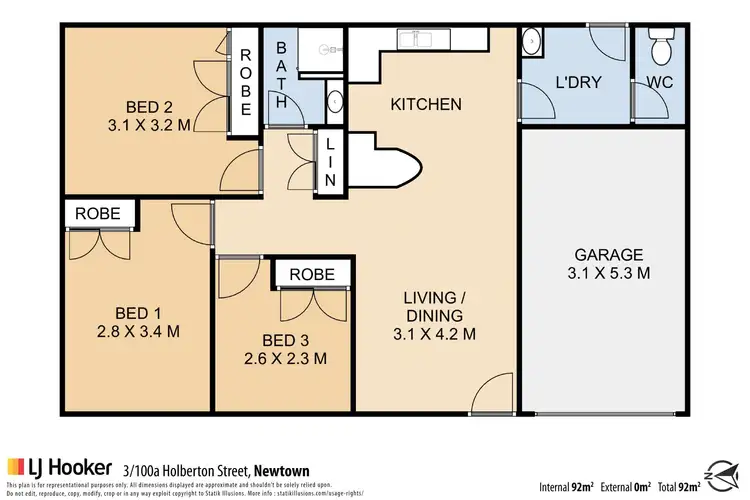 Floorplan of Homely unit listing, 3/100a Holberton Street, Newtown QLD 4350