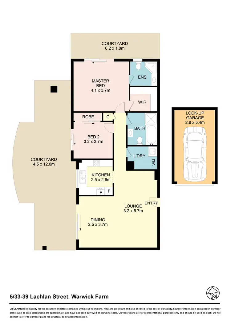 Floorplan of Homely apartment listing, 5/33 Lachlan St, Warwick Farm NSW 2170