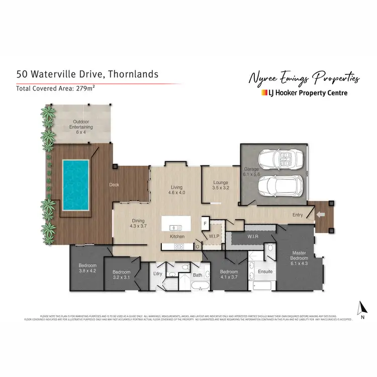 Floorplan of Homely house listing, 50 Waterville Drive, Thornlands QLD 4164