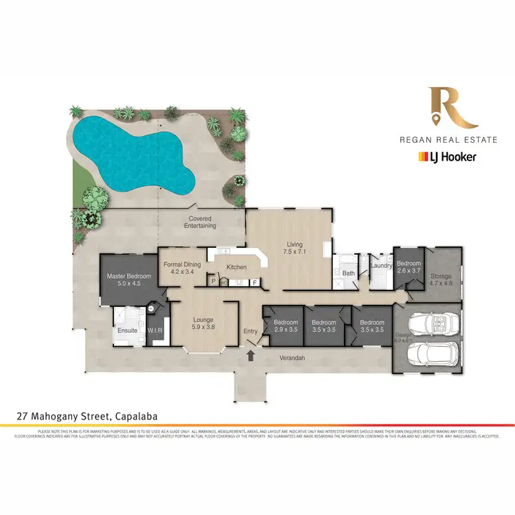 Floorplan of Homely rural property listing, 27 Mahogany Street, Capalaba QLD 4157