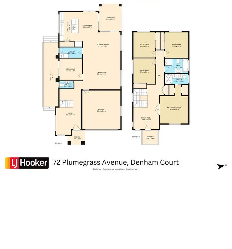 Floorplan of Homely house listing, 72 Plumegrass Avenue, Denham Court NSW 2565