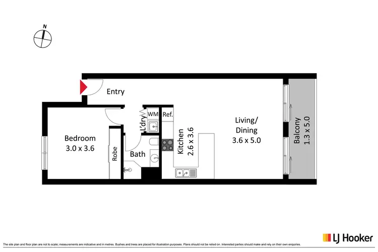 Floorplan of Homely apartment listing, 25/14 Boolee Street, Reid ACT 2612
