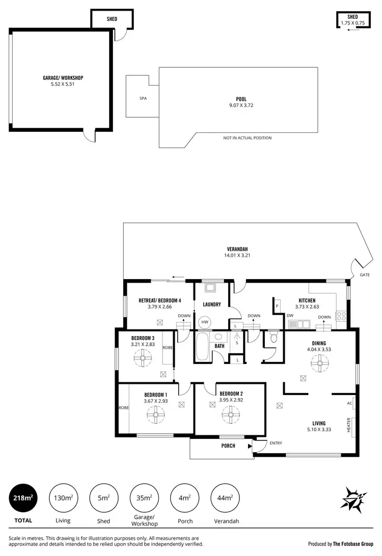 Floorplan of Homely house listing, 23 Kanimbla Street, Taperoo SA 5017