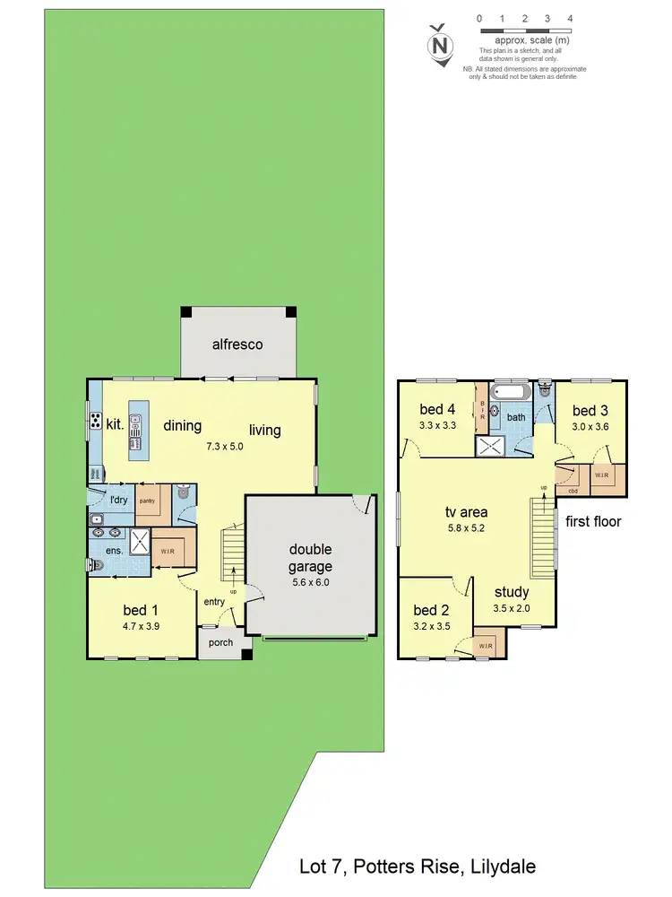 Floorplan of Homely house listing, Lot 7/1 Potters Rise, Lilydale VIC 3140