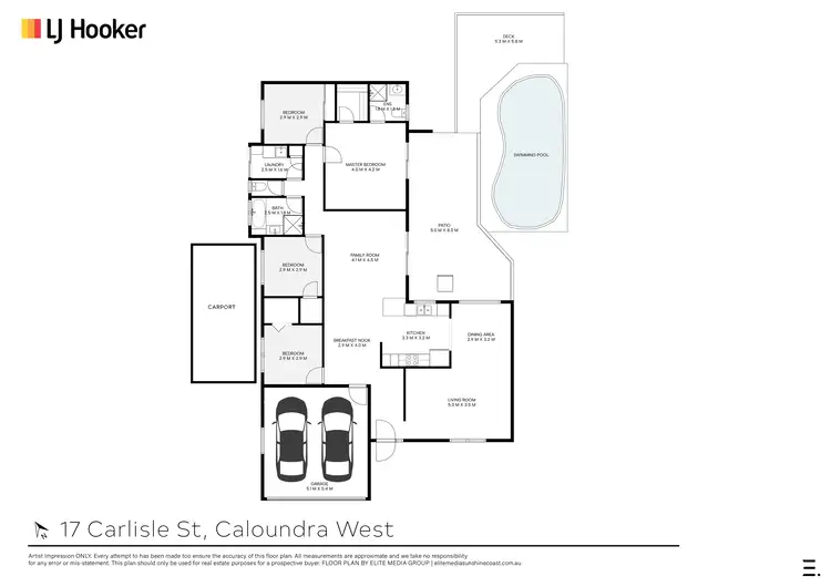 Floorplan of Homely house listing, 17 Carlisle Street, Caloundra West QLD 4551