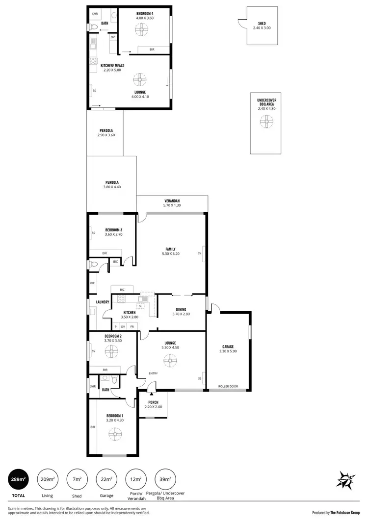 Floorplan of Homely house listing, 10 Kingborn Avenue, Seaton SA 5023