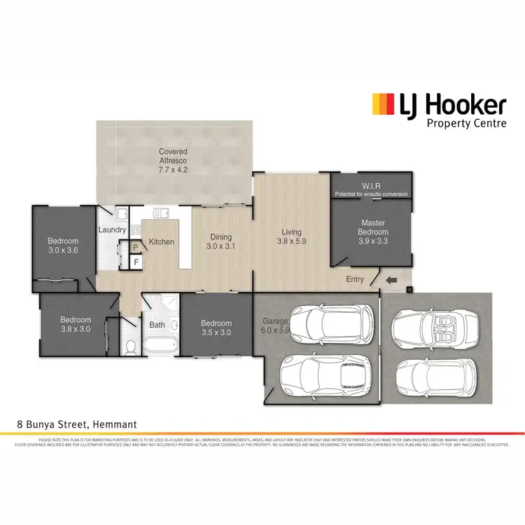 Floorplan of Homely house listing, 8 Bunya Street, Hemmant QLD 4174