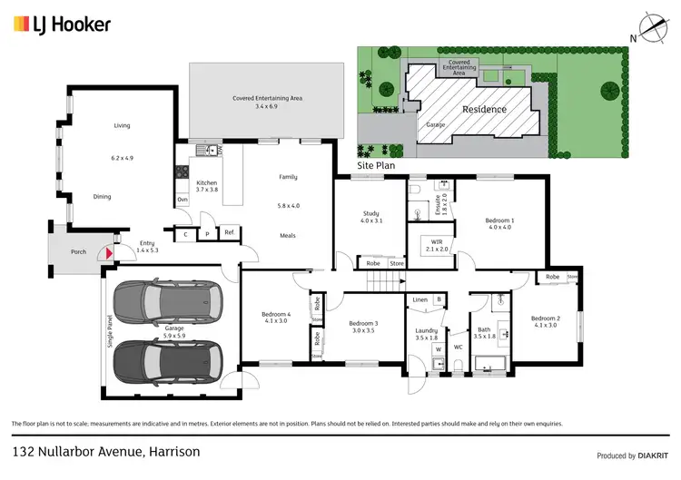 Floorplan of Homely house listing, 132 Nullarbor Avenue, Harrison ACT 2914