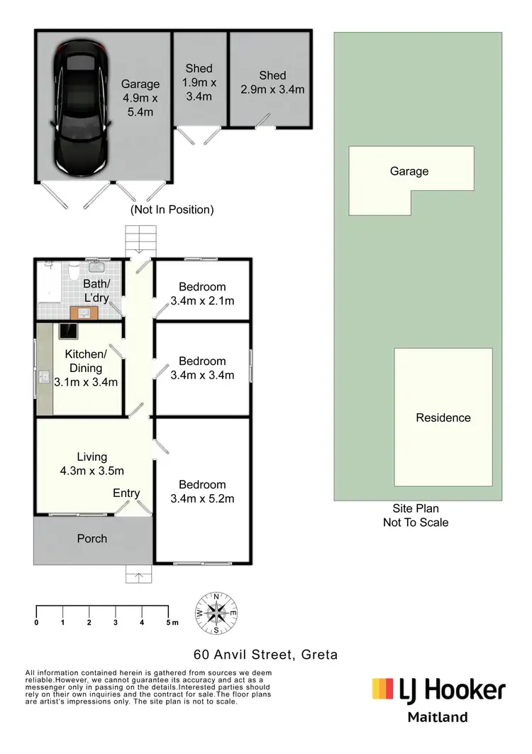 Floorplan of Homely house listing, 60 Anvil Street, Greta NSW 2334
