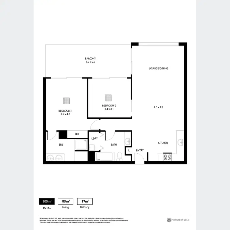 Floorplan of Homely apartment listing, 407/16-18 Wirra Drive, New Port SA 5015