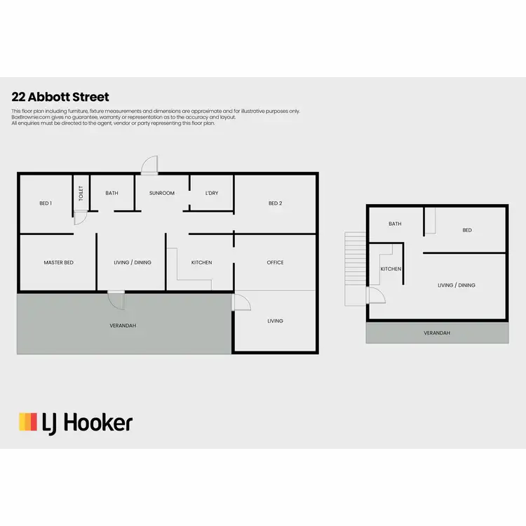 Floorplan of Homely house listing, 22 Abbott Street, Atherton QLD 4883