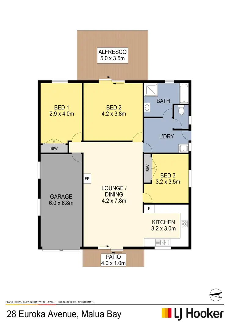 Floorplan of Homely house listing, 28 Euroka Avenue, Malua Bay NSW 2536