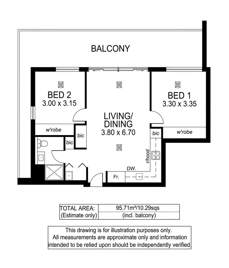Floorplan of Homely apartment listing, 503/3 Banksia St, Glenside SA 5065