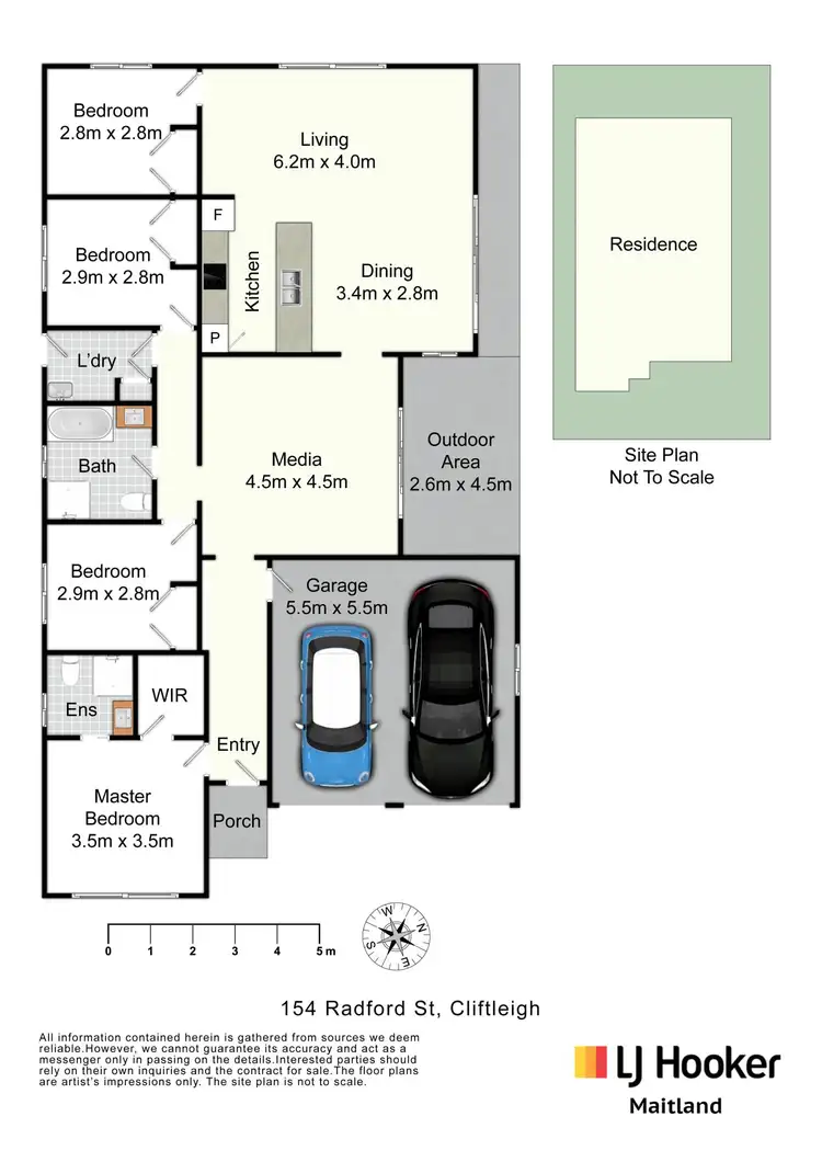 Floorplan of Homely house listing, 154 Radford Street, Cliftleigh NSW 2321