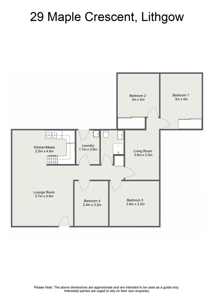 Floorplan of Homely house listing, 29 Maple Crescent, Lithgow NSW 2790