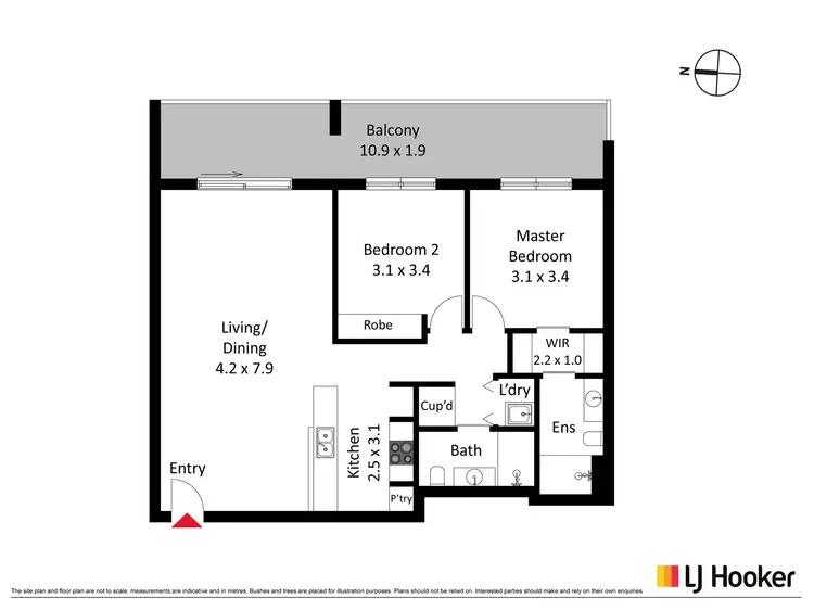 Floorplan of Homely apartment listing, 33/241 Flemington Road, Franklin ACT 2913