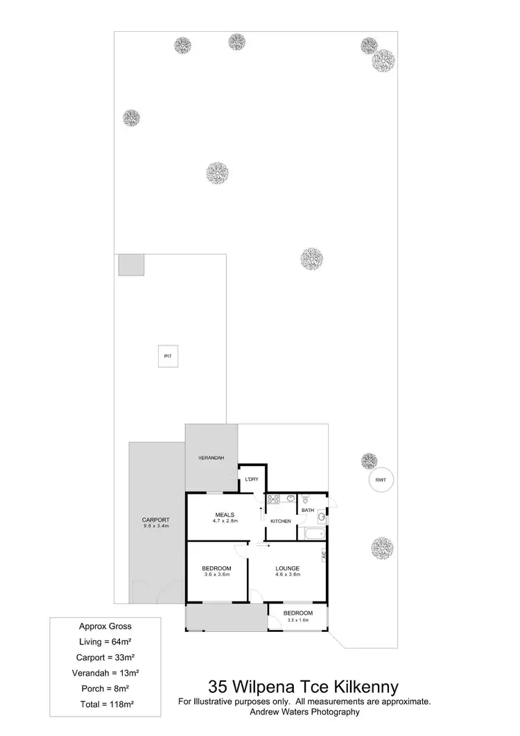 Floorplan of Homely house listing, 35 Wilpena Terrace, Kilkenny SA 5009