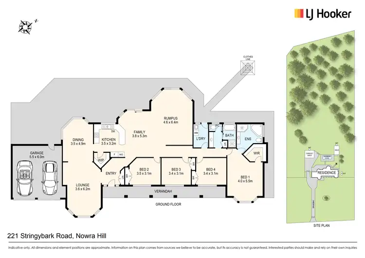 Floorplan of Homely house listing, 221 Stringybark Road, Nowra Hill NSW 2540