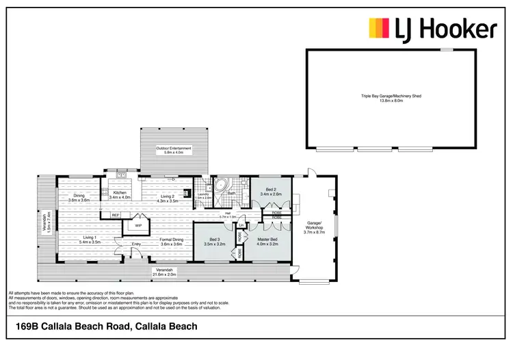 Floorplan of Homely rural property listing, 169B Callala Beach Road, Callala Beach NSW 2540